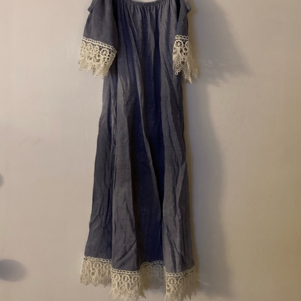 blue dress from the south of France